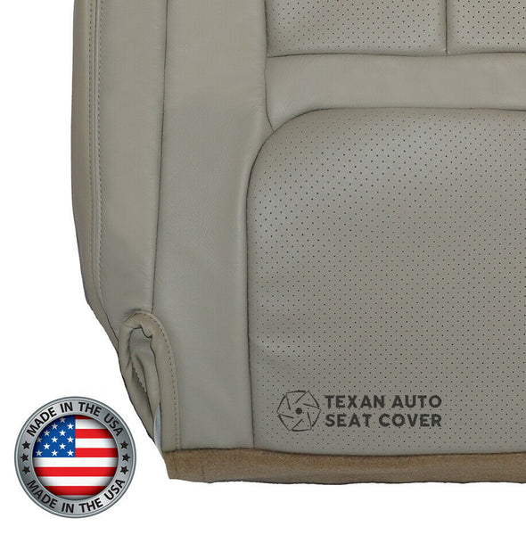 1999, 2000 Cadillac Escalade Passenger Side Bottom PERFORATED Synthetic Leather Seat Cover Tan
