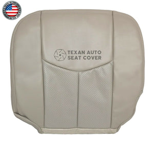 2003, 2004, 2005, 2006 Cadillac Escalade EXT ESV 2WD 4X4 AWD-Driver Side Bottom Synthetic Leather Seat Cover Shale Tan