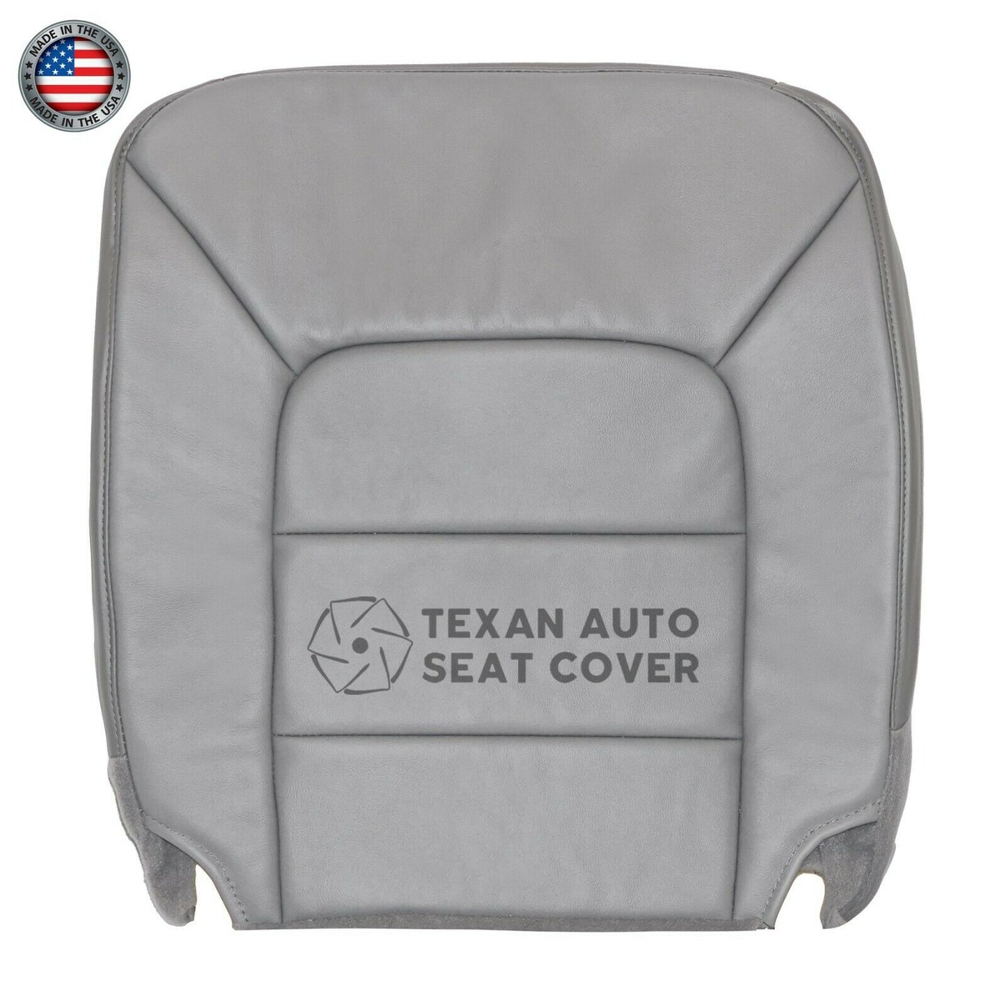 2003, 2004, 2005, 2006 Ford Expedition XLT XLS Sport 2WD 5.4L Driver Bottom Leather Seat Cover Gray