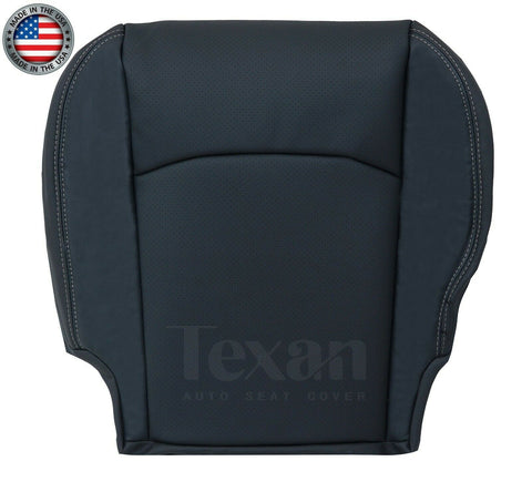 2013-2018 Dodge Ram Laramie, Limited, Long Horn Driver Bottom Synthetic Leather Seat Cover Black