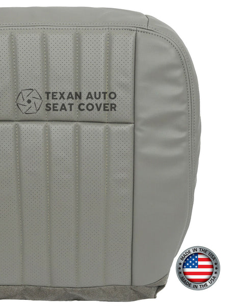 1994, 1995, 1996 Chevy Impala SS Driver Side Bottom Perforated Synthetic Leather  Replacement Seat Cover Gray
