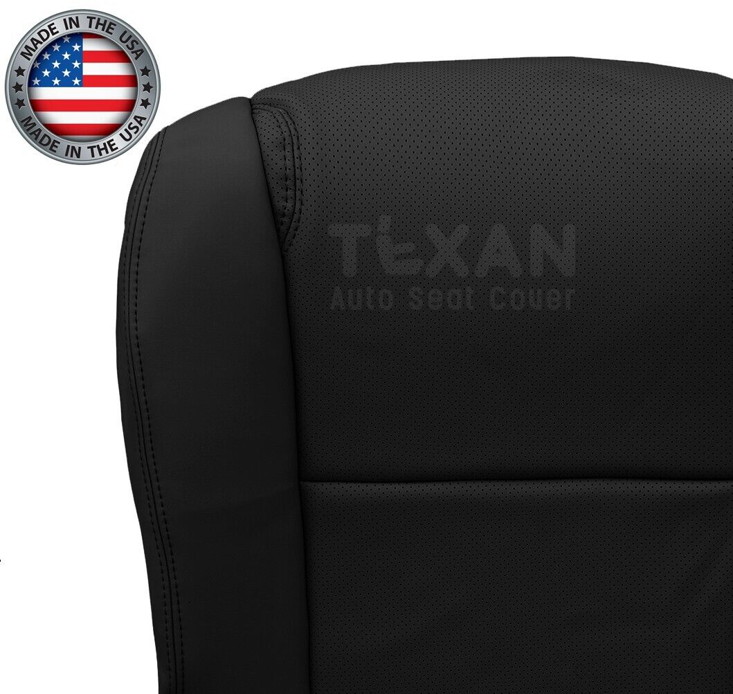 For 2006 to 2011 Lexus GS300, GS350, GS430, GS450H, GS460 Passenger Side Bottom Perforated Leather Replacement Seat Cover Black