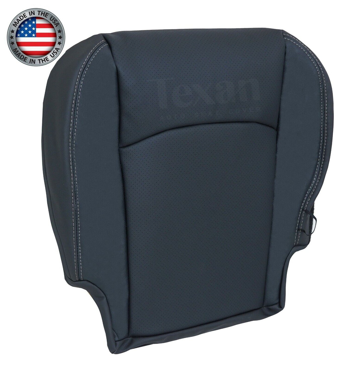 2013 to 2018 Dodge Ram Passenger Side Bottom Leather Replacement Seat Cover Black