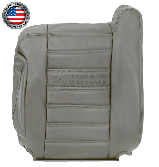 2003, 2004, 2005, 2006, 2007, Hummer H2 SUV, SUT, Truck, Luxury, Adventure Passenger Side lean back Leather Seat Cover Gray