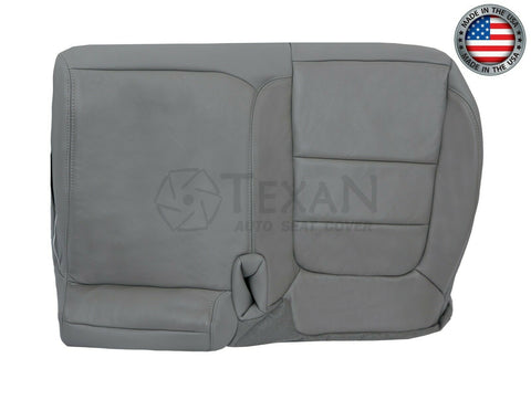 2002, 2003 Ford F150 Lariat Passenger Bench Synthetic Leather Seat Cover Gray