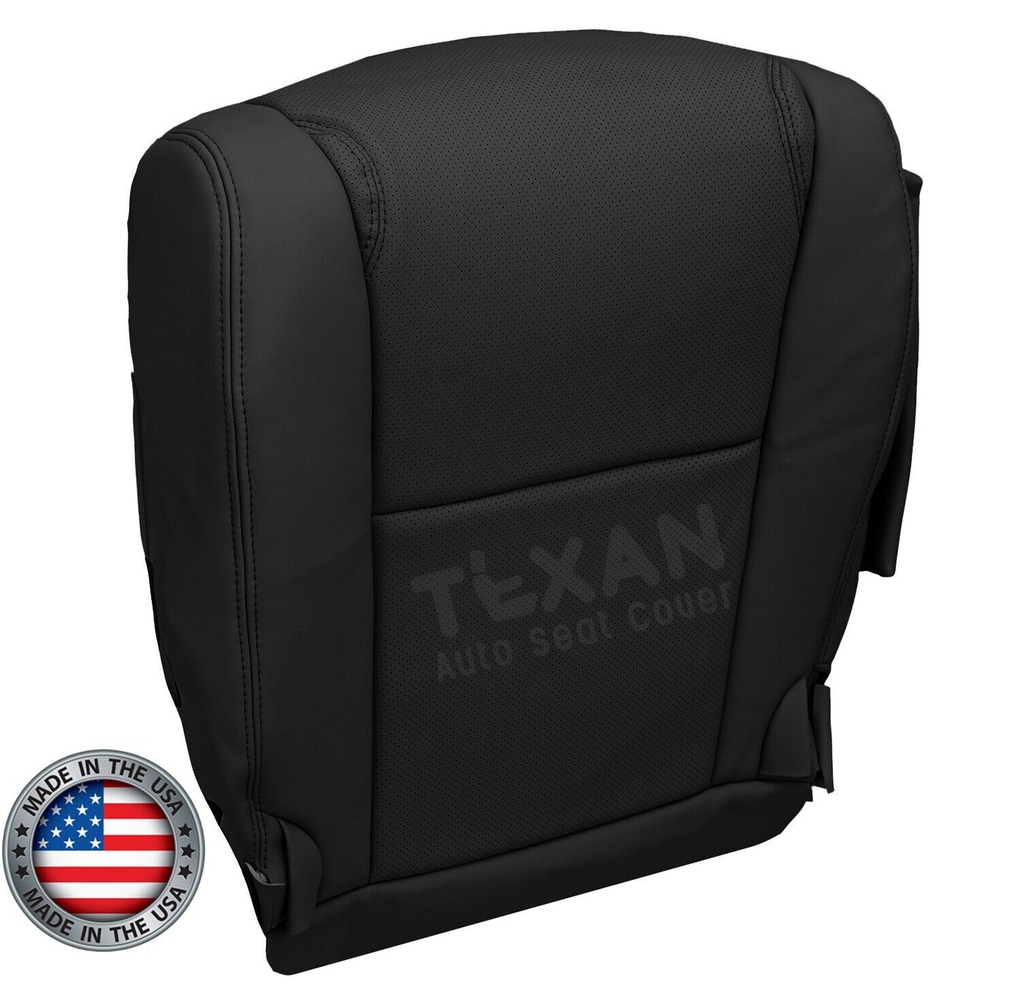 For 2006 to 2011 Lexus GS300, GS350, GS430, GS450H, GS460 Driver Side Bottom Perforated Leather Replacement Seat Cover Black