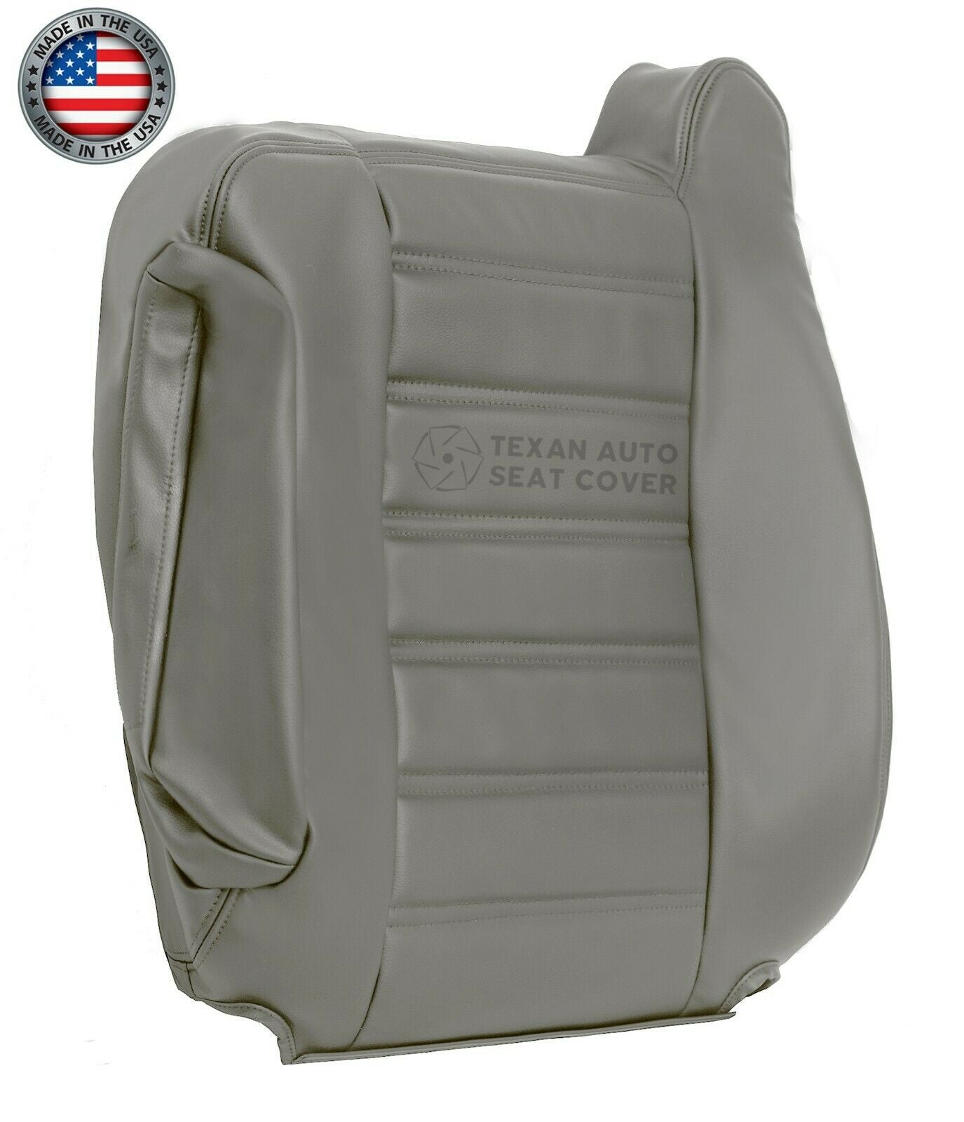 2003, 2004, 2005, 2006, 2007, Hummer H2 SUV, SUT, Truck, Luxury, Adventure Passenger Side lean back Leather Seat Cover Gray