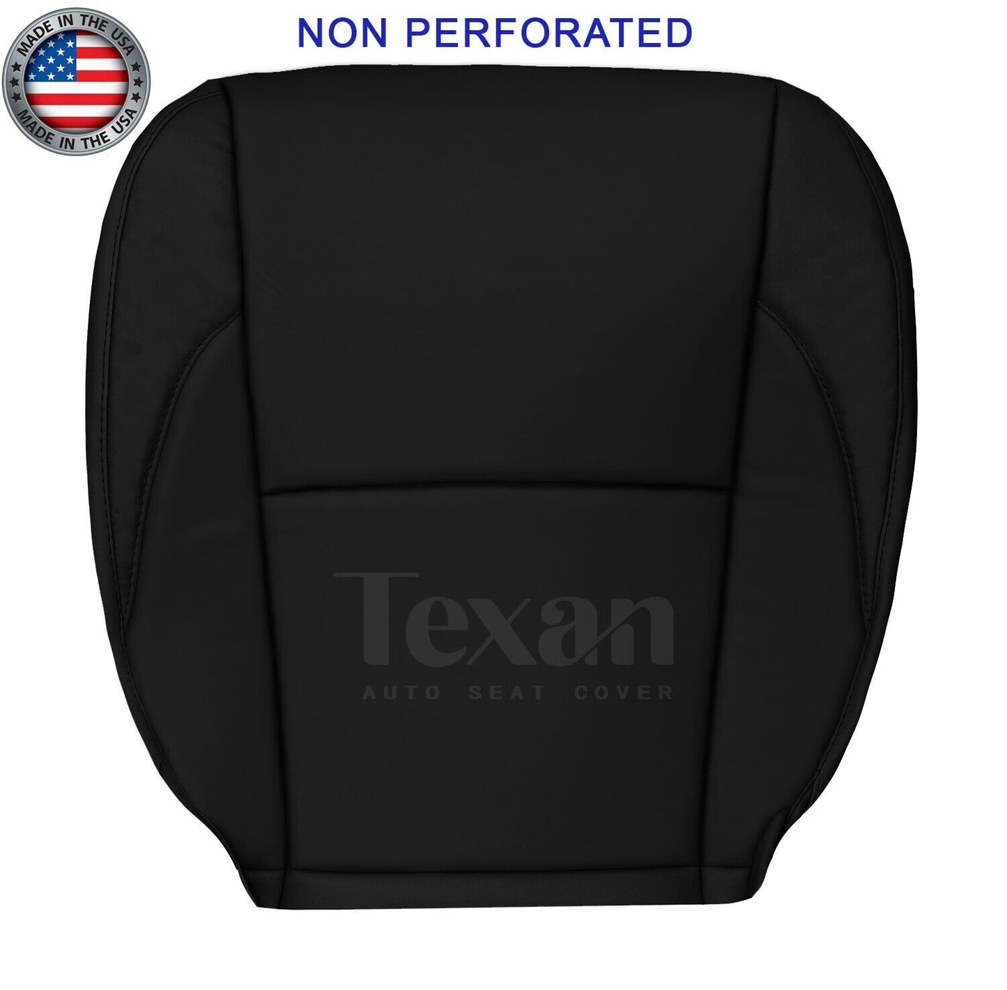 2007 to 2012 Lexus ES350 Passenger Bottom Vinyl Seat Cover Black