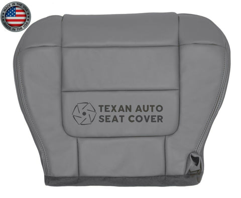 2001, 2002  Ford F150 Lariat Driver Bottom Leather Seat Cover Gray