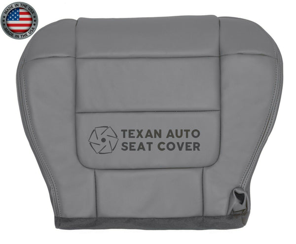 2001, 2002 Ford F150 Lariat Driver Bottom Synthetic Leather Seat Cover Gray