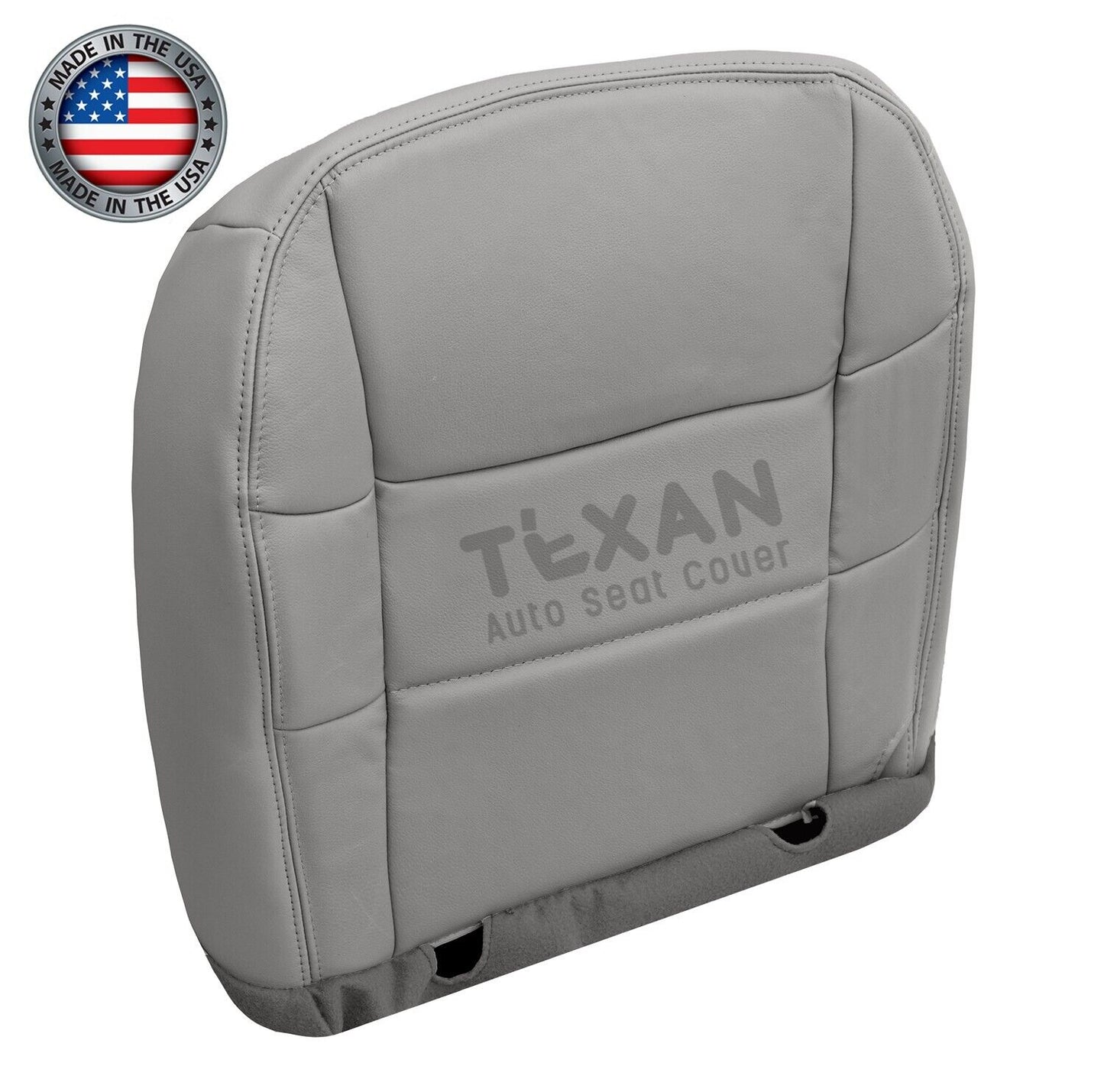 1998, 1999 Lincoln Navigator 2WD Passenger Side Bottom Leather Seat Cover Gray