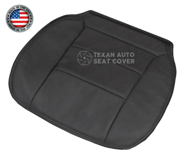 2003, 2004 Ford F250-F350-F450-F550 Lariat, Quad-Cab, Extended-Cab, X-Cab Driver Bottom Synthetic Leather Seat Cover Black