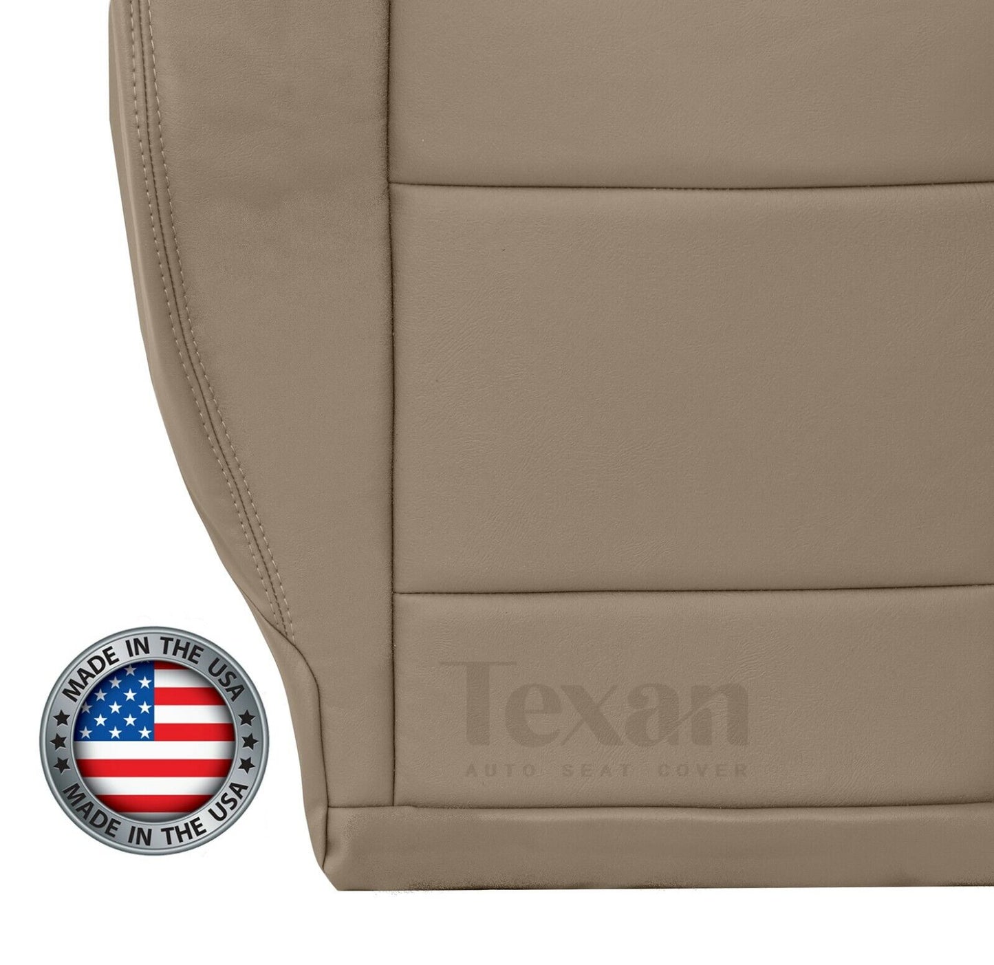 2001, 2002, 2003, 2004 Toyota Sequoia Base, SR5, Limited Passenger Side Bottom Leather Seat Cover Tan