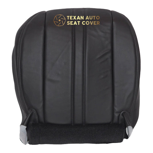 2003 to 2016 Chevy Express  Driver Side Bottom Synthetic Leather Replacement Seat Cover Dark Gray