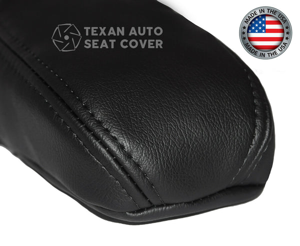 2003,  2004,  2005,  2006,  2007 Ford F250 F350 F450 F550 Lariat XLT Lariat Driver Armrest Synthetic Leather Replacement Cover Black