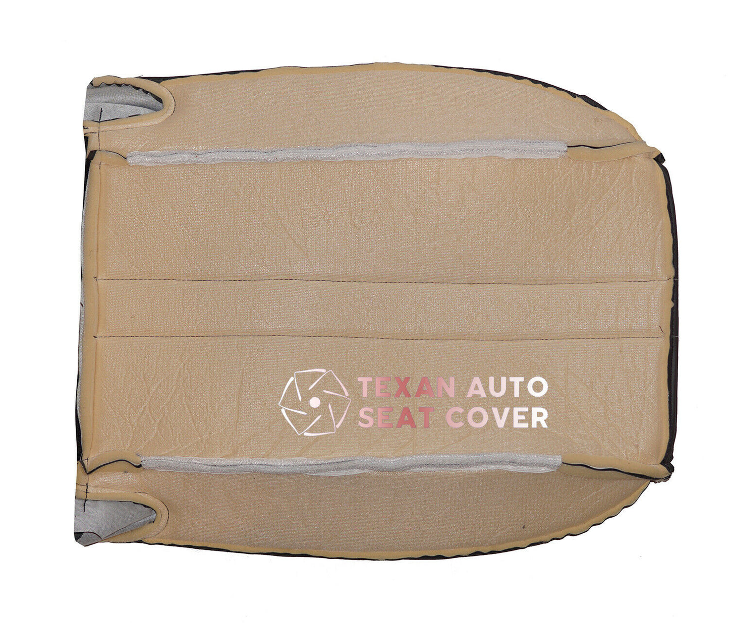 2003 to 2016 Chevy Express  Driver Side Bottom Synthetic Leather Replacement  Seat Cover Gray