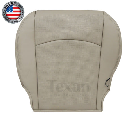2013-2018 Dodge Ram Laramie, Limited, Long Horn Driver Bottom Synthetic Leather Seat Cover Tan
