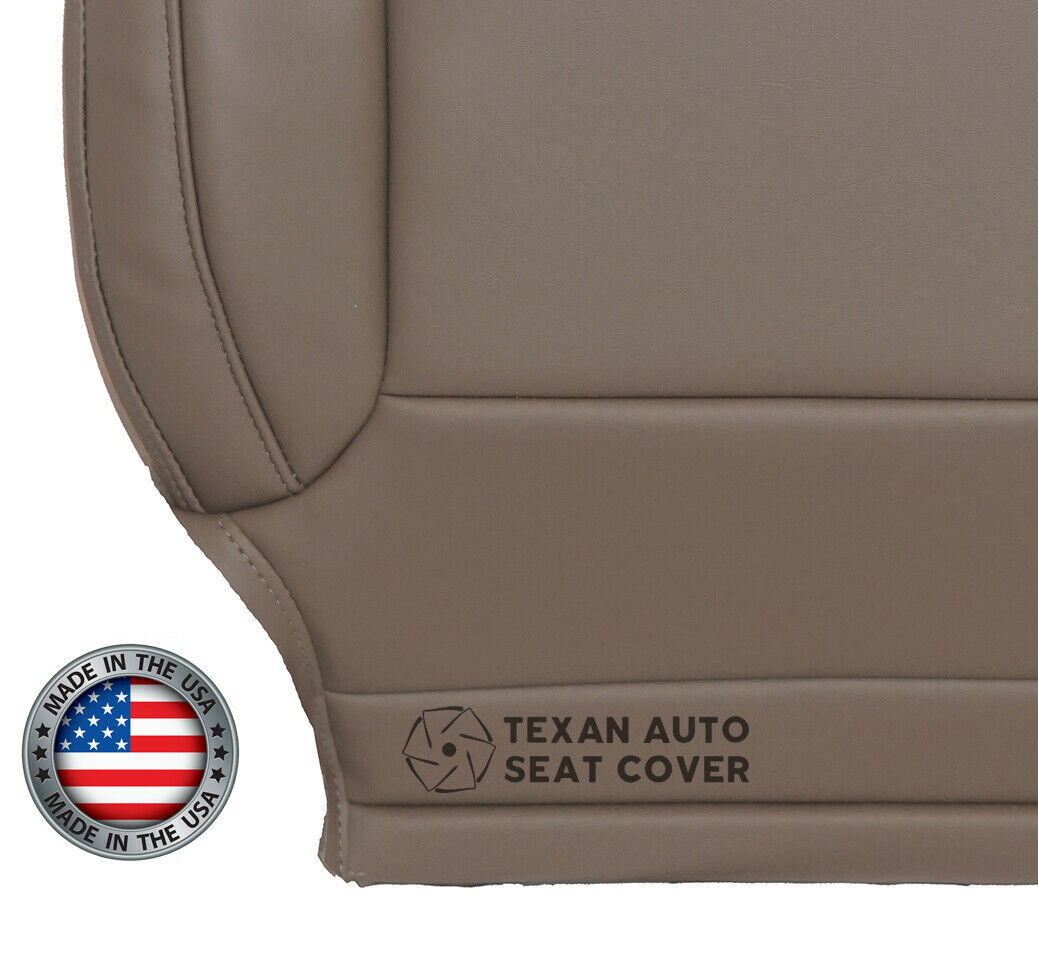 2015 to 2020 Chevy Tahoe/Suburban LT Passenger Side Bottom Synthetic Leather Replacement Seat Cover Dune Tan