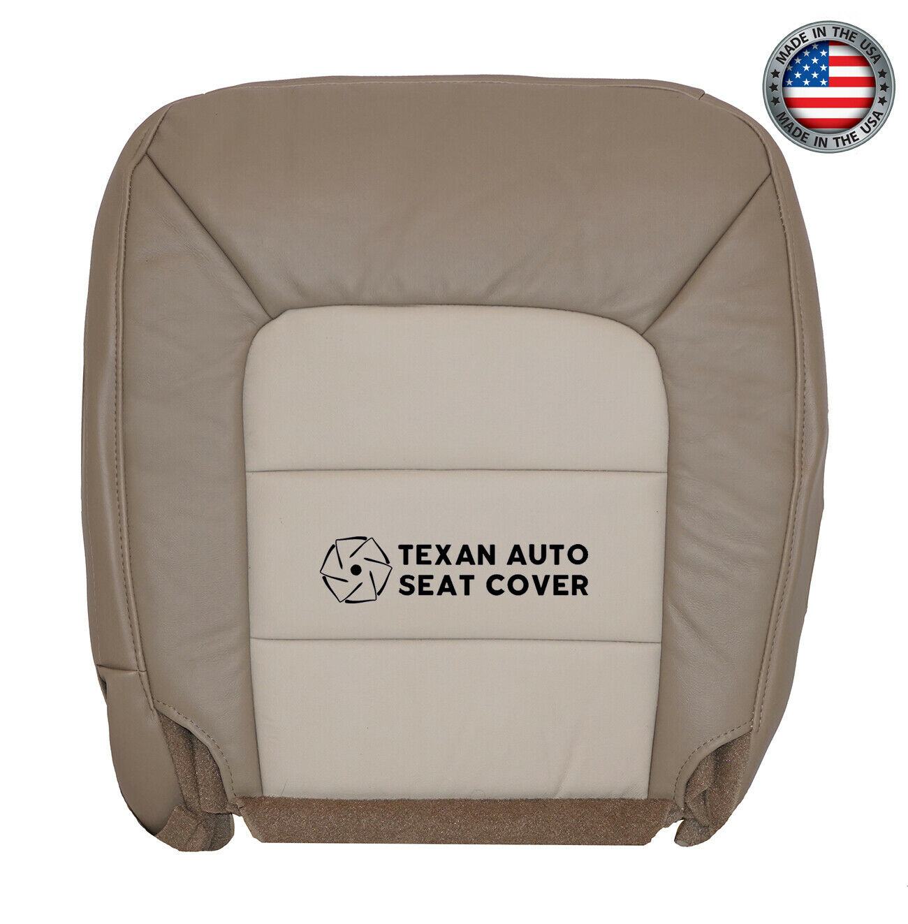 2003, 2004, 2005, 2006 Ford Expedition Eddie Bauer, 4X4, 2WD, 4.6L, 5.4L Passenger Bottom Vinyl Seat Cover Tan