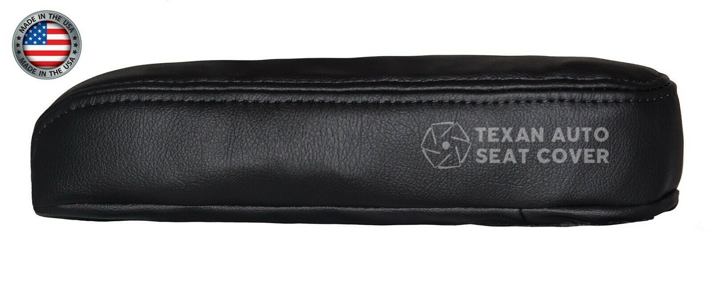 2003,  2004,  2005,  2006,  2007 Ford F250 F350 F450 F550 Lariat XLT Lariat Driver Armrest Synthetic Leather Replacement Cover Black