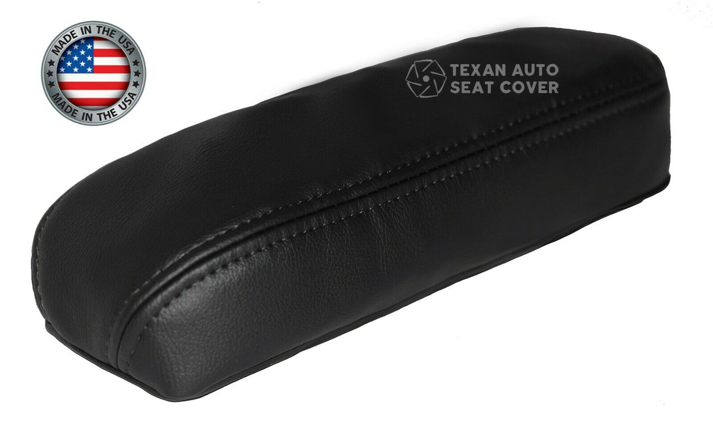 2003,  2004,  2005,  2006,  2007 Ford F250 F350 F450 F550 Lariat XLT Lariat Passenger Armrest  Synthetic Leather Replacement Cover Black