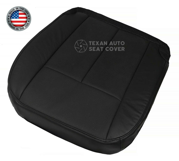 Fits 2007 to 2014 Ford Expedition Passenger Side Bottom Perforated Leather Replacement Seat Cover Black