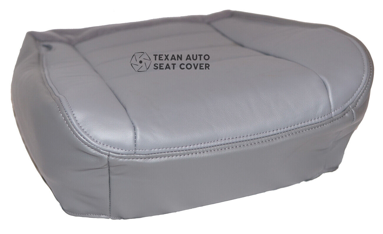 2002 - 2005 Ford Excursion XLT Driver Bottom Synthetic Leather Seat Cover Gray