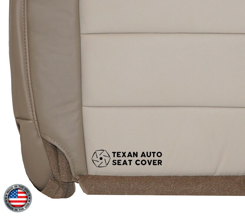 2003, 2004, 2005, 2006 Ford Expedition Eddie Bauer, 4X4, 2WD, 4.6L, 5.4L Passenger Bottom Leather Seat Cover Tan