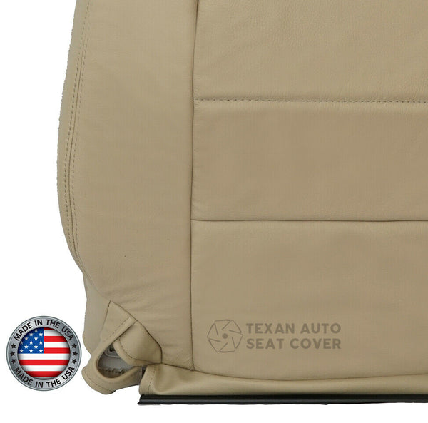 2005, 2006, 2007, 2008, 2009 Ford Mustang V6 Passenger Side Lean Back Synthetic Leather Replacement Seat Cover Tan