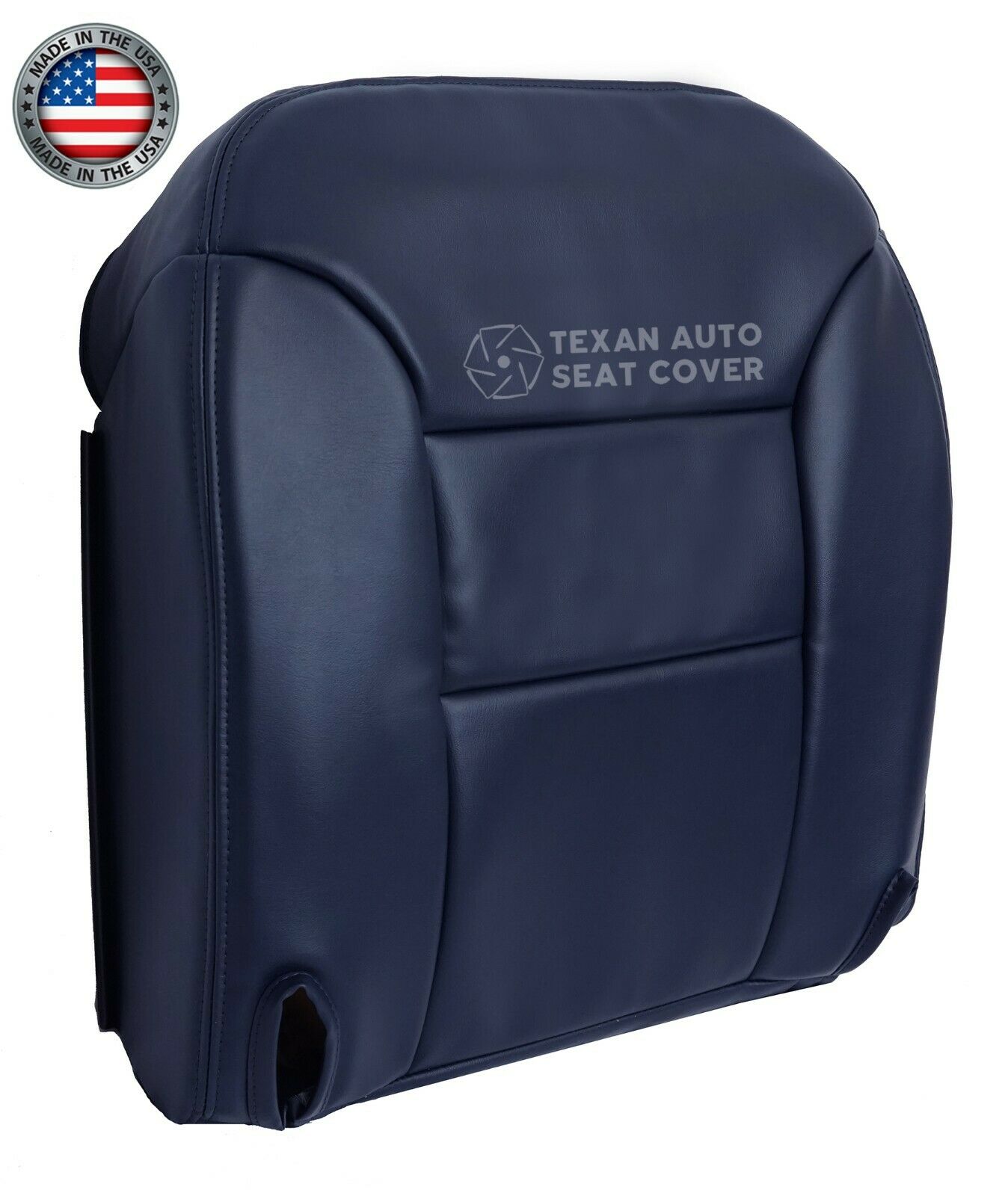 1995, 1996, 1997, 1998, 1999,GMC Sierra 1500 2500 3500 SLT.SLE. Z71. Driver Side Bottom Synthetic Leather Replacement Seat Cover Blue