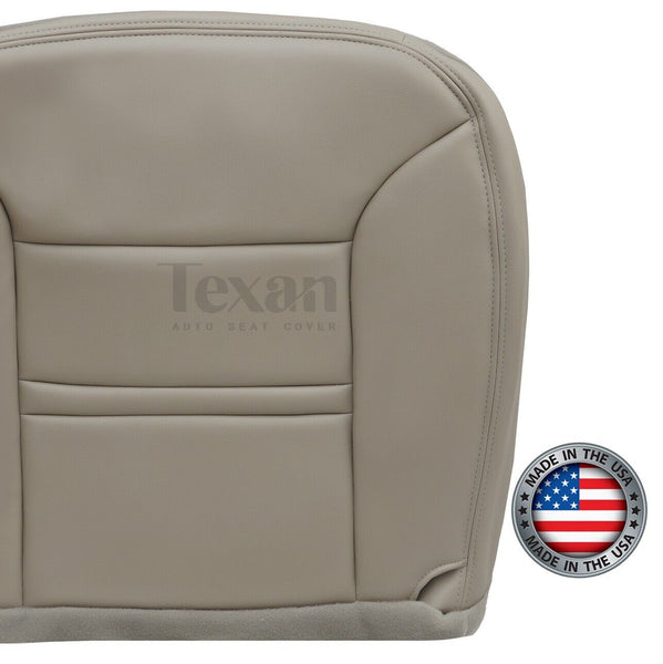 2000, 2001 Ford Excursion Limited Driver Side Bottom Leather Replacement Seat Cover Tan