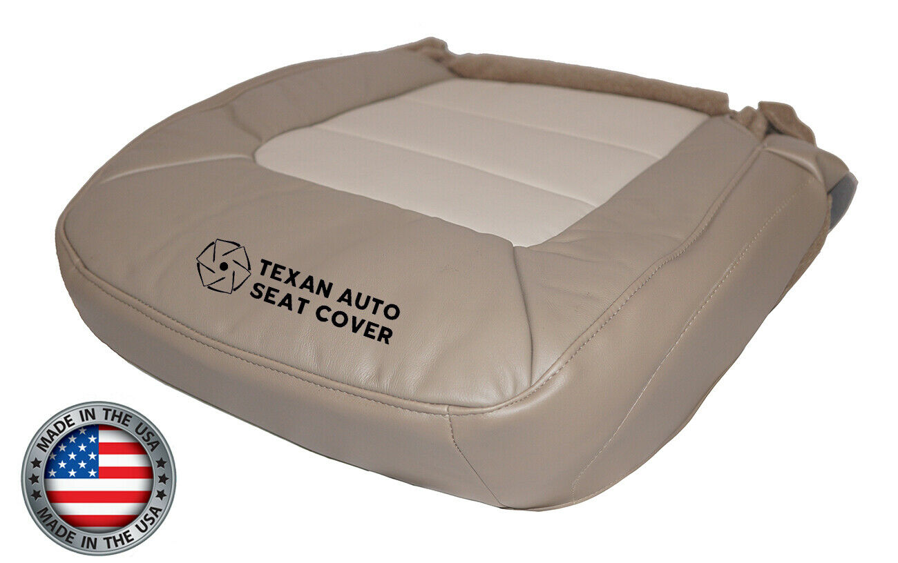 2003, 2004, 2005, 2006 Ford Expedition Eddie Bauer, 4X4, 2WD, 4.6L, 5.4L Driver Bottom Leather Seat Cover Tan