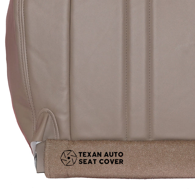 2003 to 2016 Chevy Express Passenger Side Bottom Synthetic Leather Replacement Seat Cover Tan