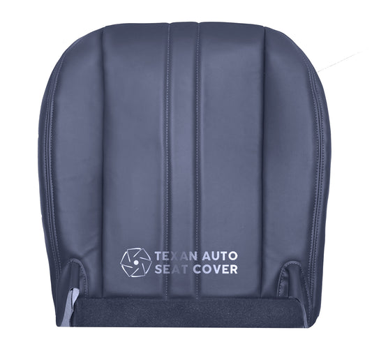 1997 to 2002 Chevy Express Passenger Side Bottom Synthetic Leather Replacement Seat Cover Blue