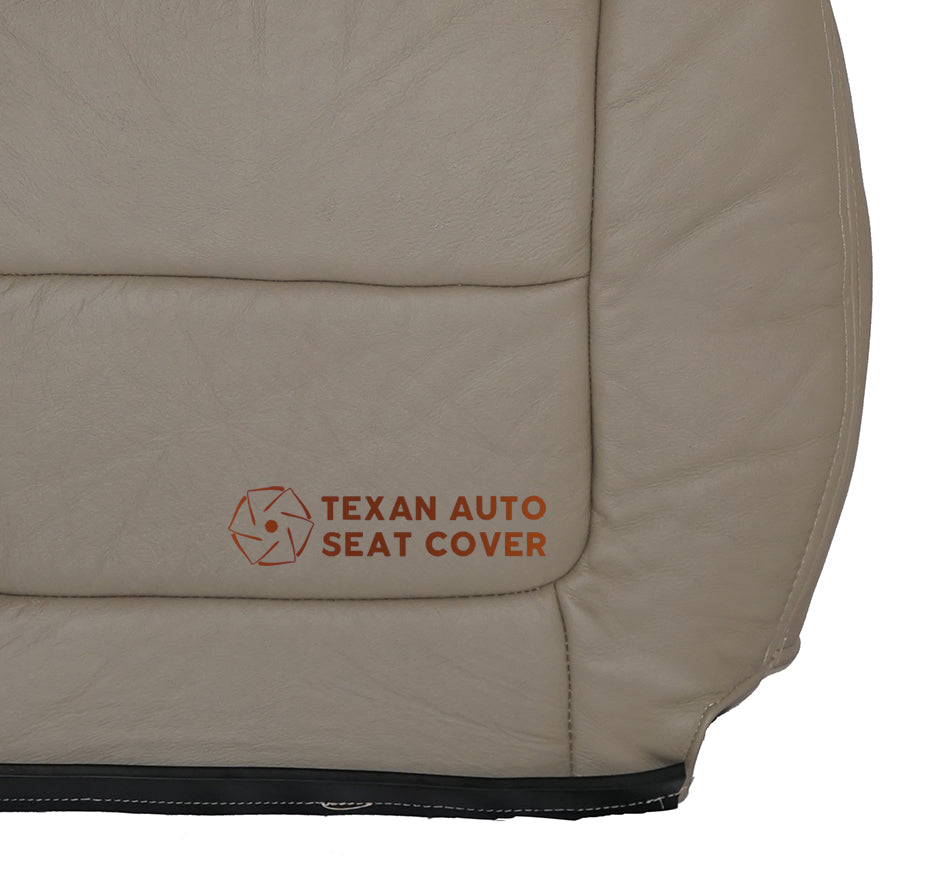 2001, 2002 Ford F150 Lariat Single Cab  Super crew, Crew Cab Driver Lean Back Leather Seat Cover Tan