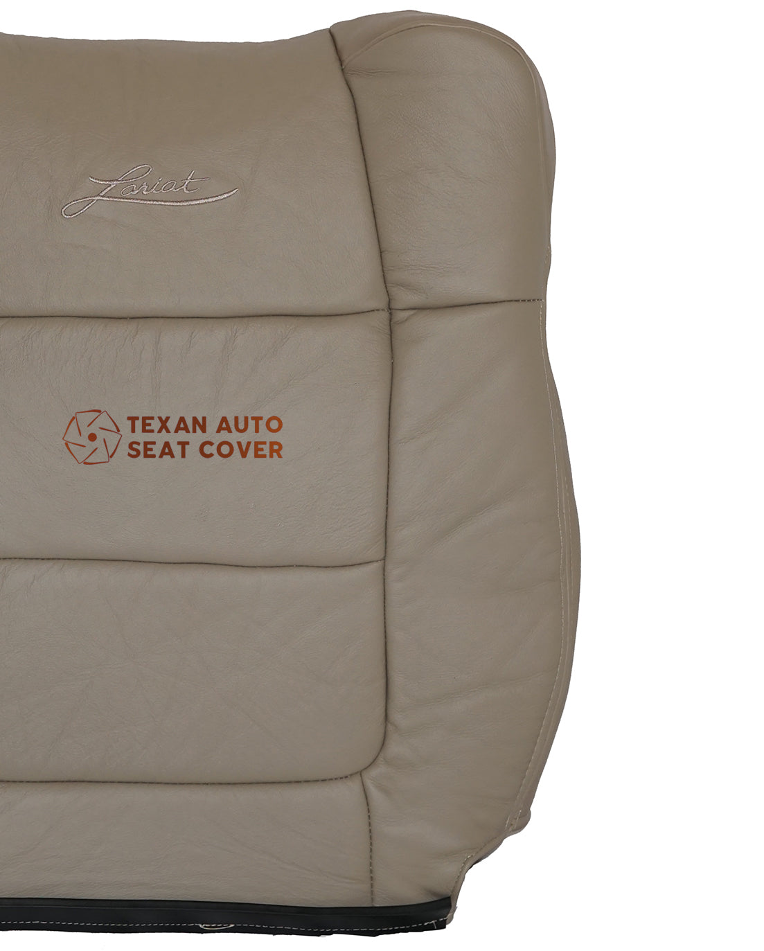 2001, 2002 Ford F150 Lariat Single Cab , Super Crew ,Crew cab Driver Lean Back Synthetic Leather Seat Cover Tan