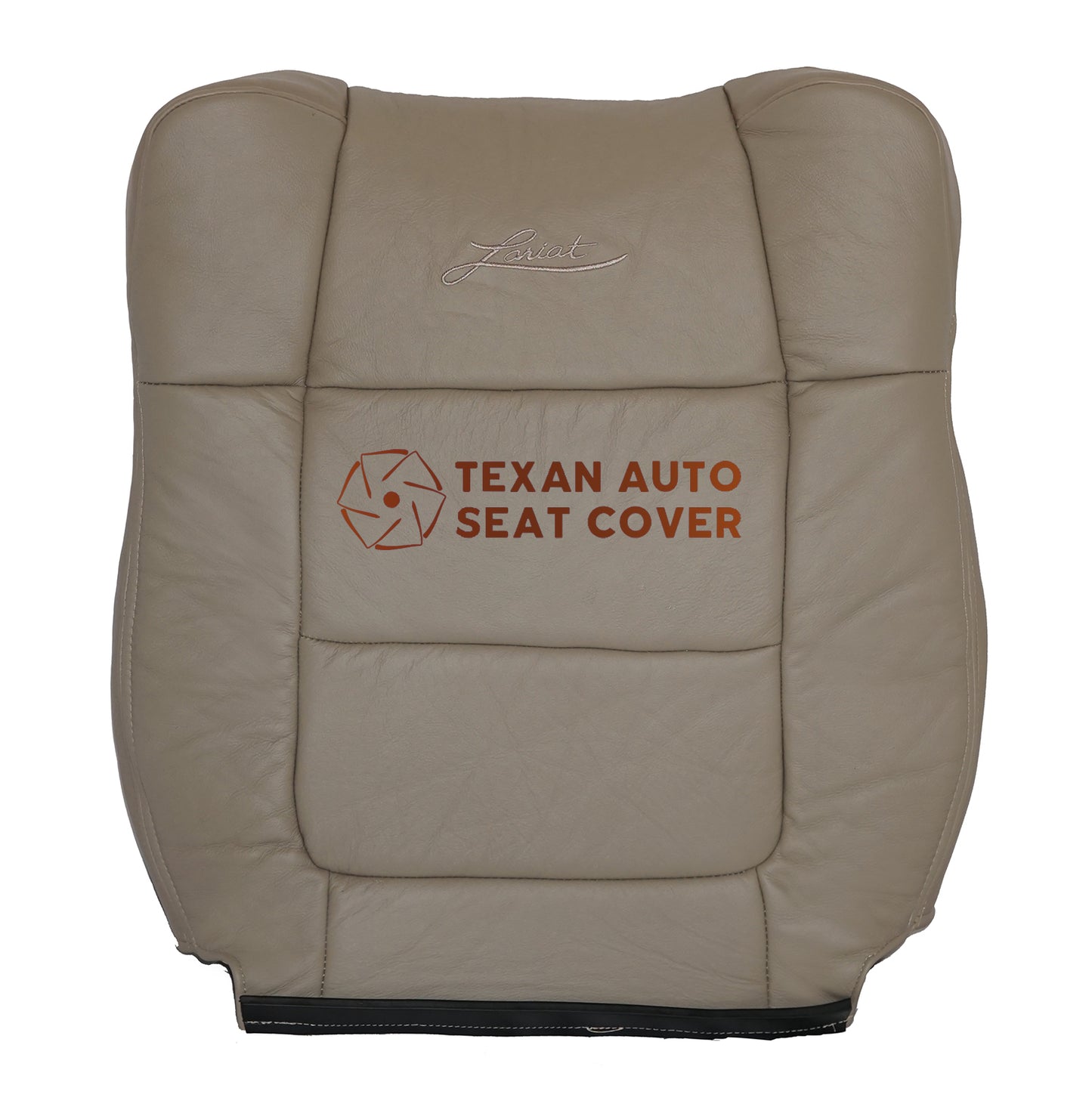 2001, 2002 Ford F150 Lariat Driver Lean Back Synthetic Leather Seat Cover Tan