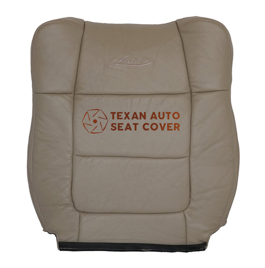 2001, 2002 Ford F150 Lariat Driver Lean Back Leather Seat Cover Tan