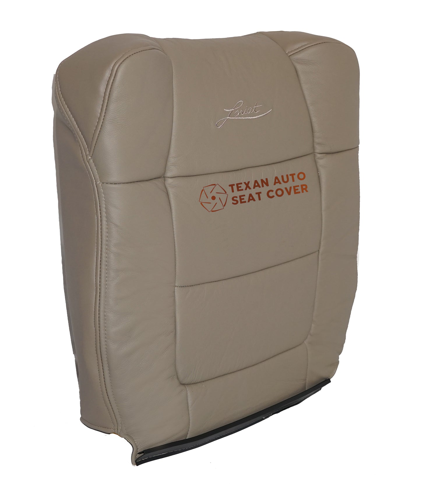 2001, 2002 Ford F150 Lariat Single Cab  Super crew, Crew Cab Driver Lean Back Leather Seat Cover Tan