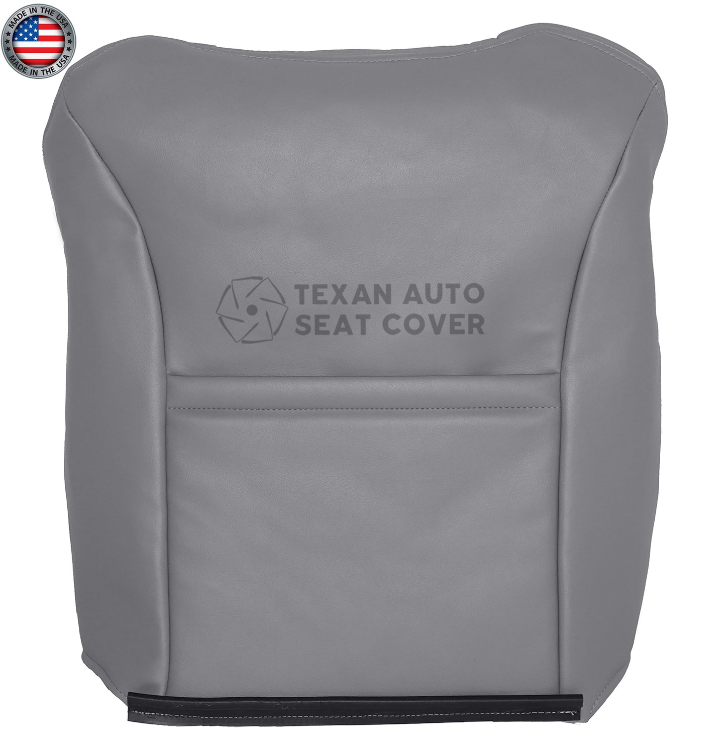 2001, 2002 Ford F150 Lariat Single Cab , Super Crew, Crew Cab Passenger Lean Back Synthetic Leather Seat Cover Gray