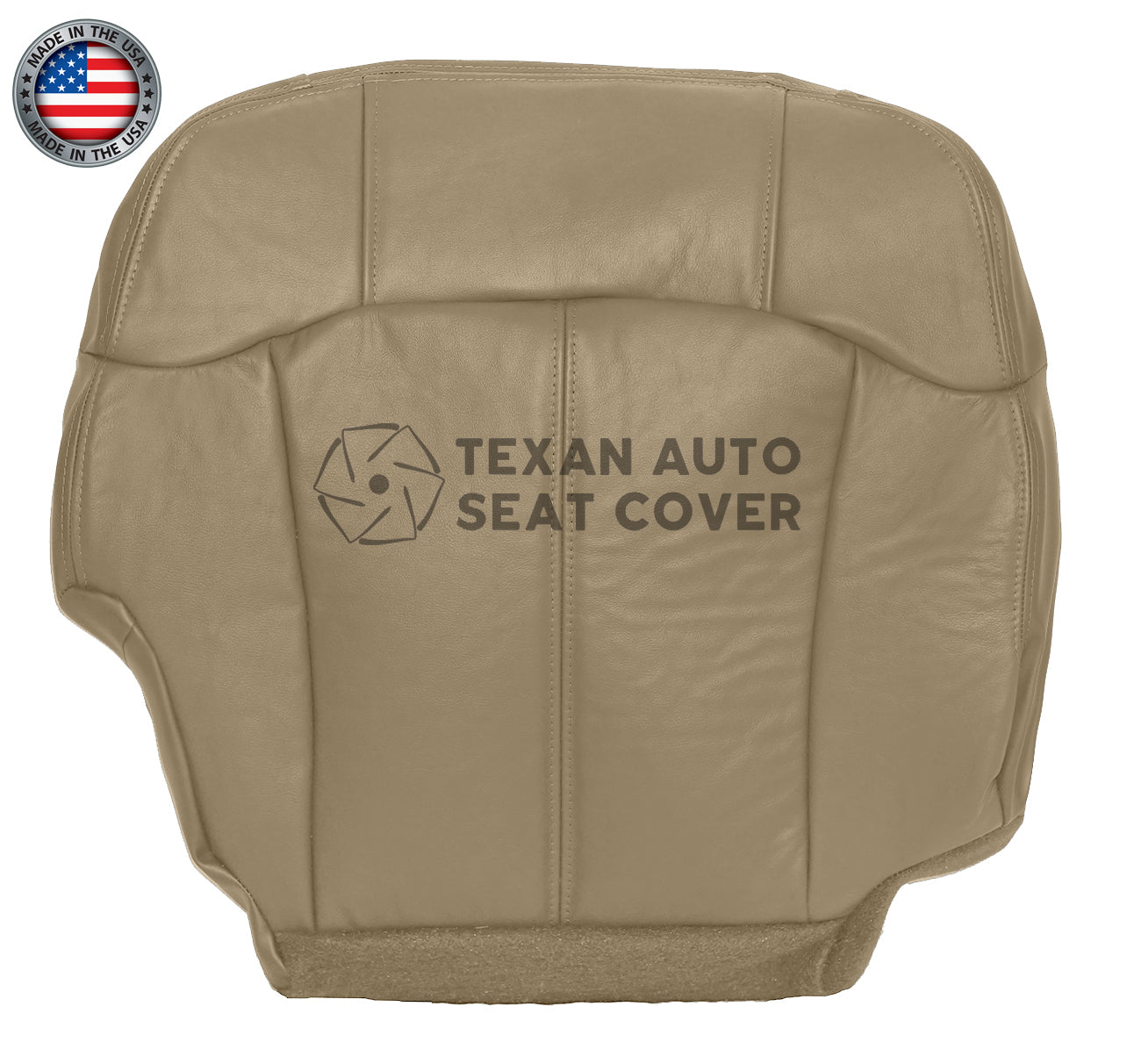 1999, 2002 Chevy Silverado Passenger Side Bottom Vinyl Seat Cover Tan