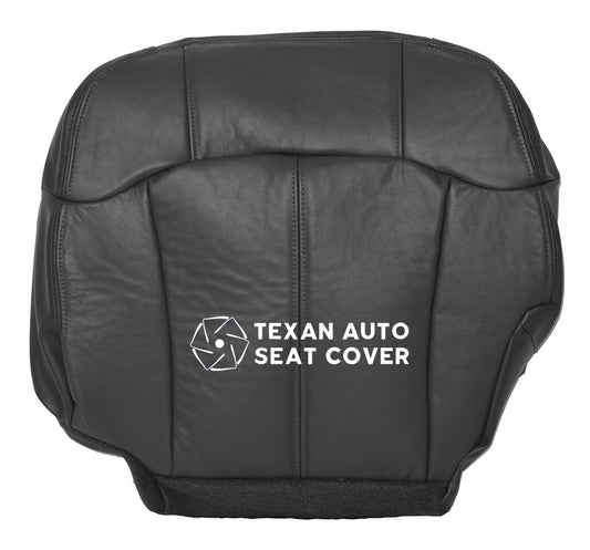 1999, 2002 Chevy Silverado Passenger Bottom Vinyl Seat Cover Dark Gray