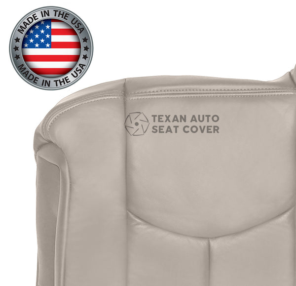 2003, 2004, 2005, 2006 Chevy Tahoe/Suburban 1500 2500 LT, LS, Z71, 2WD, 4X4 Passenger Side Lean Back Leather Replacement Cover Shale