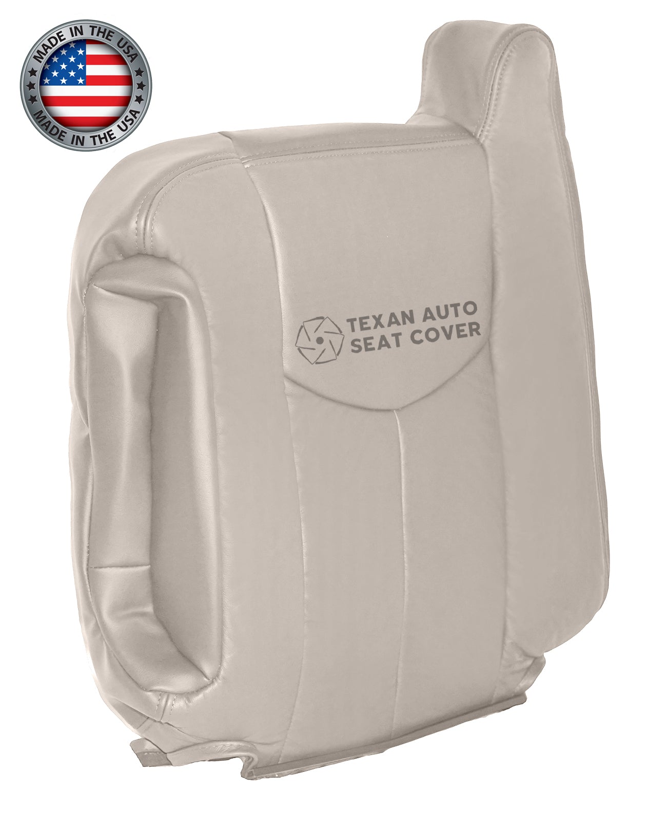 2003, 2004, 2005, 2006 Chevy Tahoe/Suburban 1500 2500 LT, LS, Z71, 2WD, 4X4 Passenger Side Lean Back Leather Replacement Cover Shale