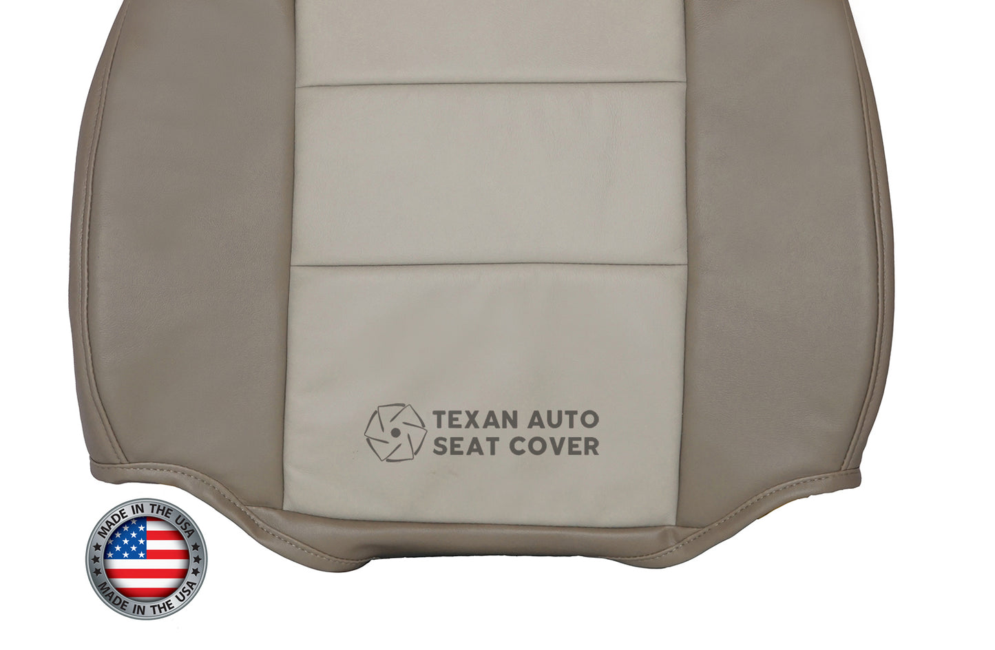 2003 to 2006 Ford Expedition Eddie Bauer. 4X4, 2WD, 4.6L, 5.4L Passenger Lean Back Vinyl Seat Cover Tan