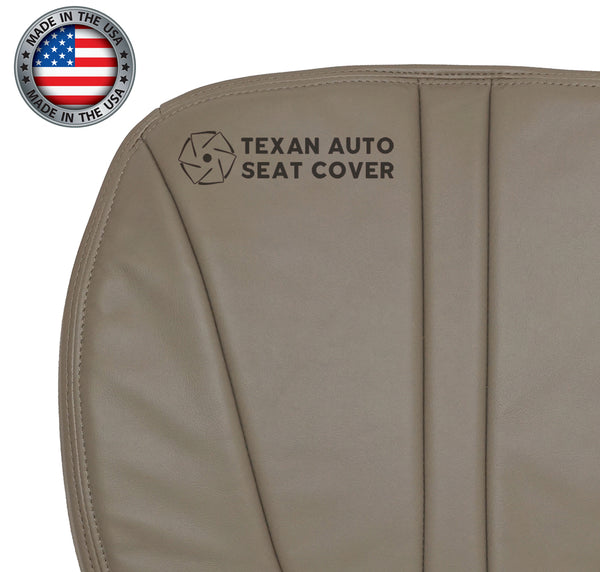 2000 to 2003 Ford Expedition Eddie Bauer, XLT, 4x4, 2WD, 4.6L, 5.4L Passenger Bottom Vinyl Seat Cover Tan
