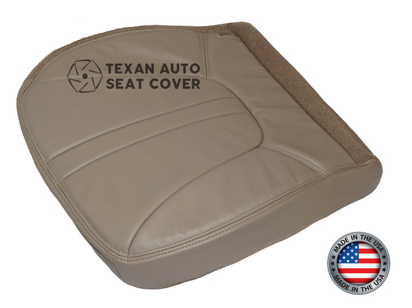 2000 to 2003 Ford Expedition Eddie Bauer, XLT, 4x4, 2WD, 4.6L, 5.4L Driver Bottom Vinyl Seat Cover Tan