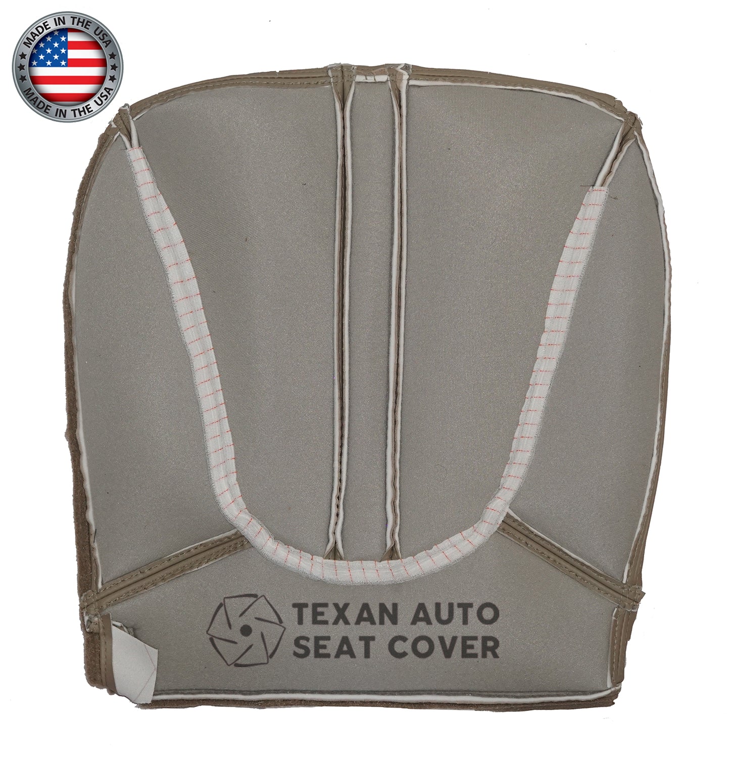 2000 to 2003 Ford Expedition Eddie Bauer, XLT, 4x4, 2WD, 4.6L, 5.4L Passenger Bottom Vinyl Seat Cover Tan