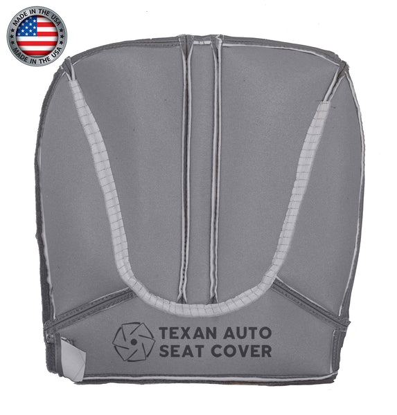 1997 to 2002 Ford Expedition Eddie Bauer, XLT Leather Passenger Side Bottom Leather Replacement Seat Cover Gray