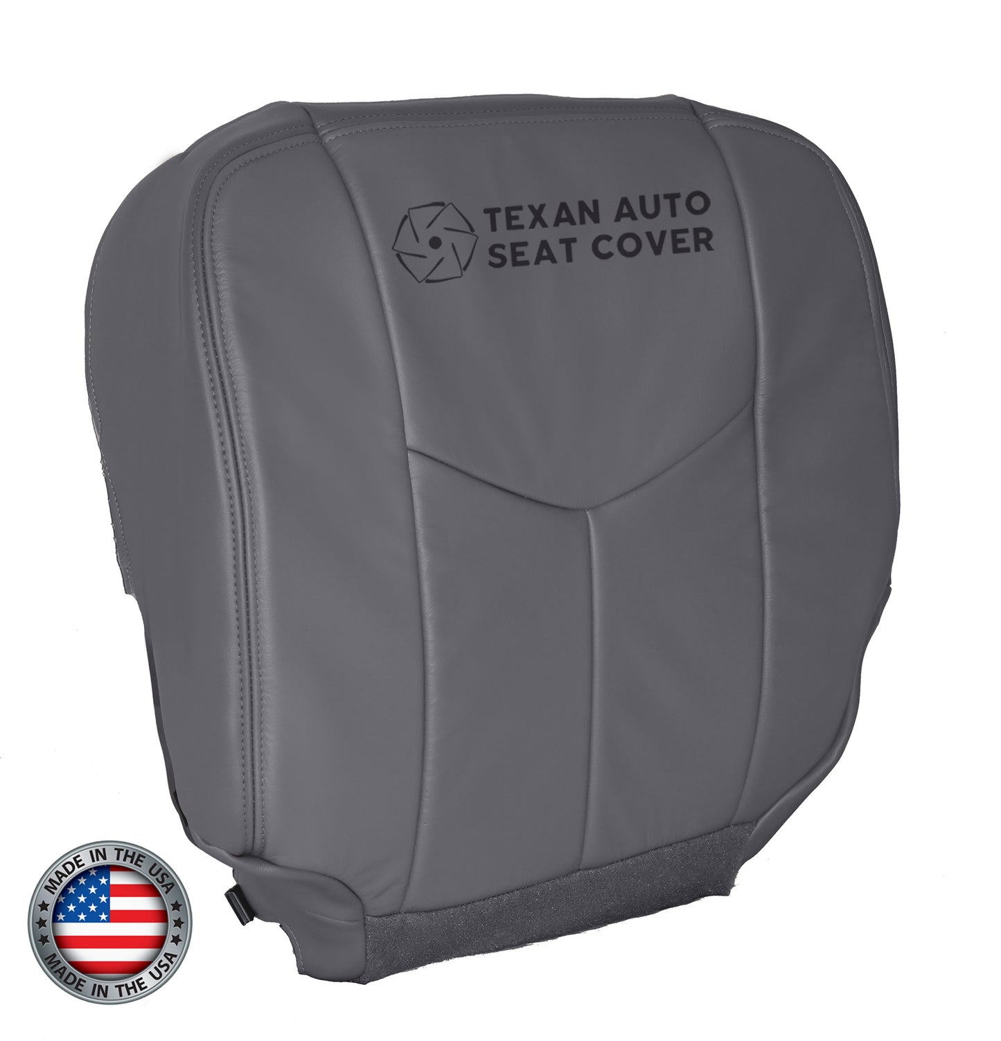 2003, 2004, 2005, 2006 Chevy Tahoe Suburban 1500 2500 LT, LS, Z71, 2WD, 4X4 Passenger Side Bottom Leather Replacement Cover Gray